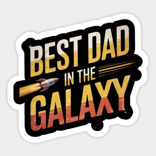 Best-Dad-In-The-Galaxy Sticker